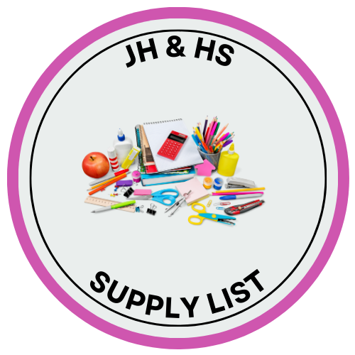 Junior High and High School Supply list