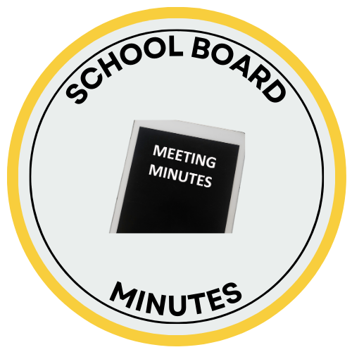 School Board Minute web page link